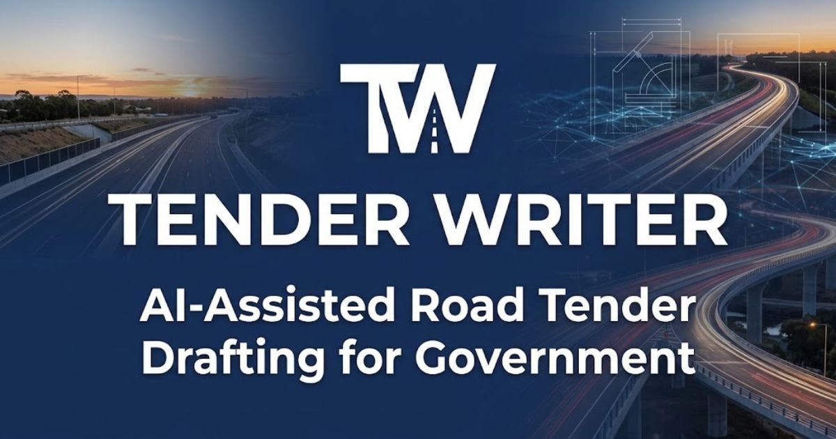 Tender Writer — AI-Assisted Road Tender Drafting for Government